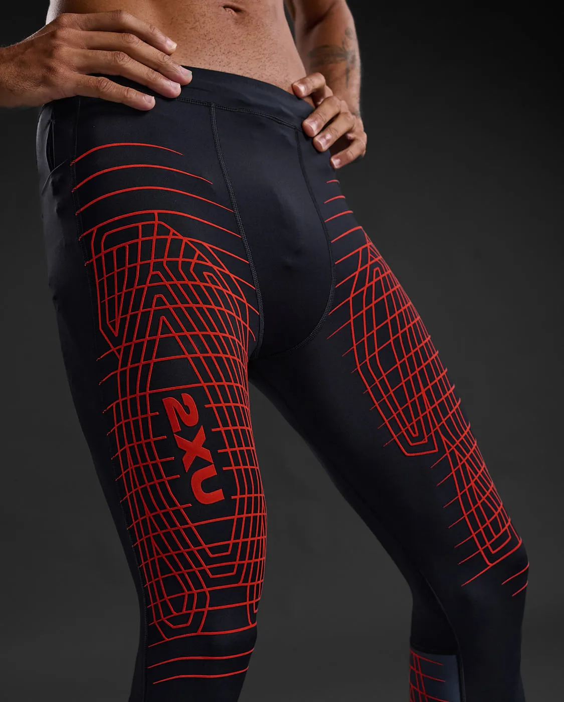 2XU Men Light Speed React Compression Tights