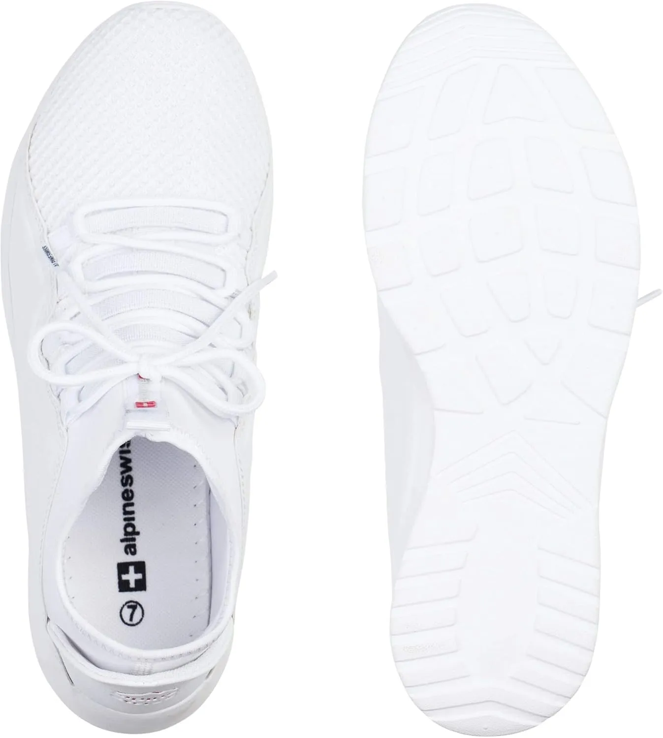 Alpine Swiss Mens Fashion Sneakers Lightweight Knit Tennis Shoes
