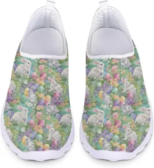 Belidome Animal Print Slip on Sneakers Shoes for Adult Women Men Trainers Lightweight Breathable Comfortable