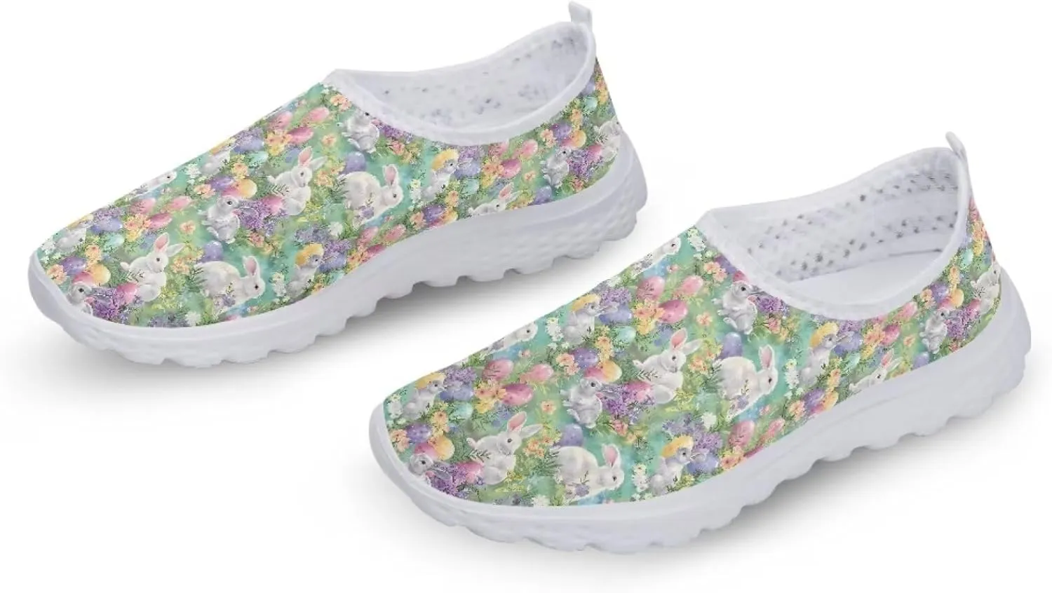 Belidome Animal Print Slip on Sneakers Shoes for Adult Women Men Trainers Lightweight Breathable Comfortable