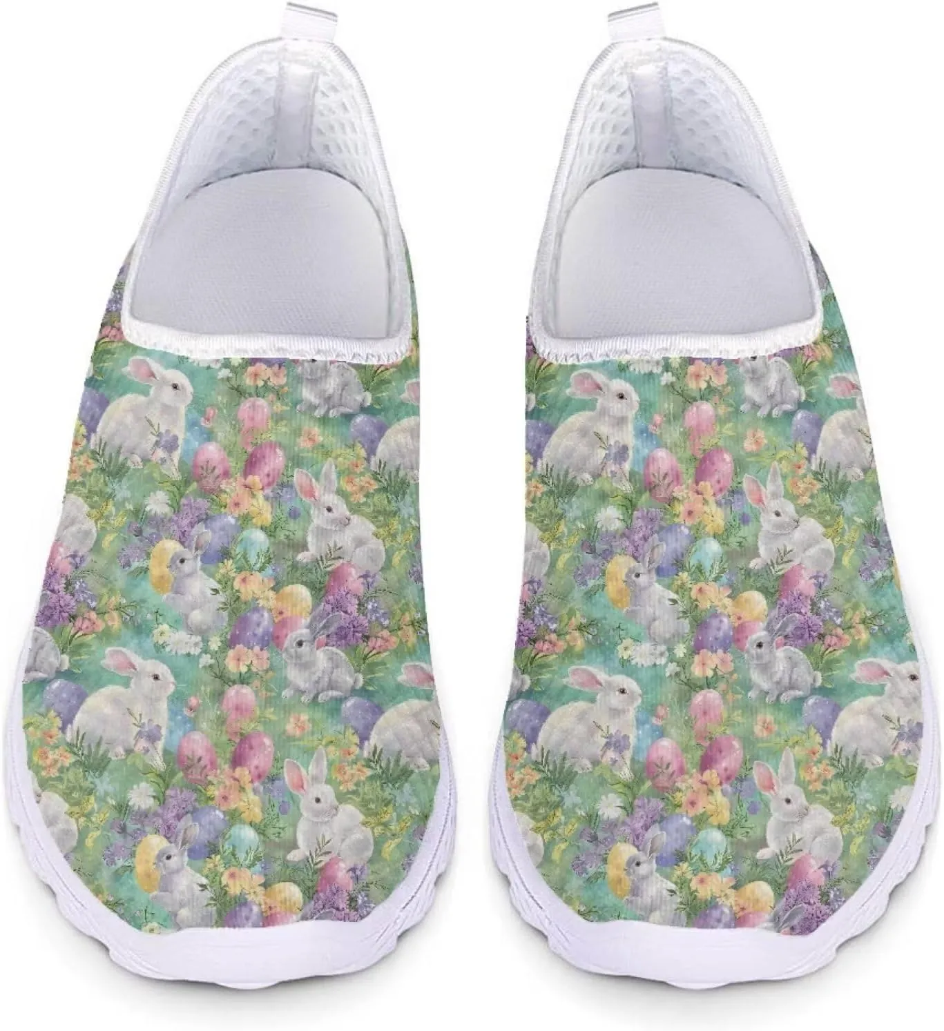 Belidome Animal Print Slip on Sneakers Shoes for Adult Women Men Trainers Lightweight Breathable Comfortable