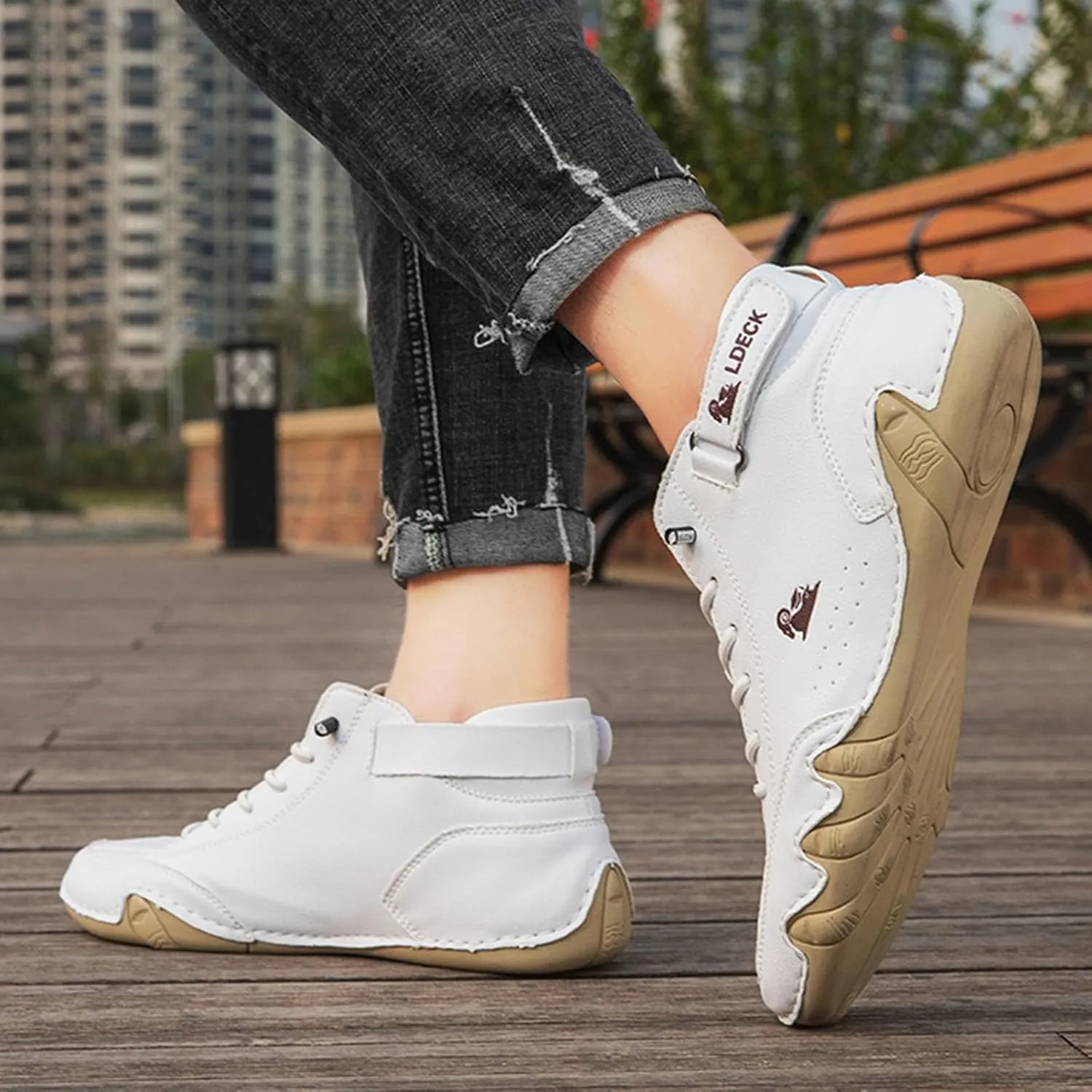 Hiking Shoes for Men Lightweight Driving Shoes Casual Non-Slip Walking Shoes Fashion Comfort Chukka Boots