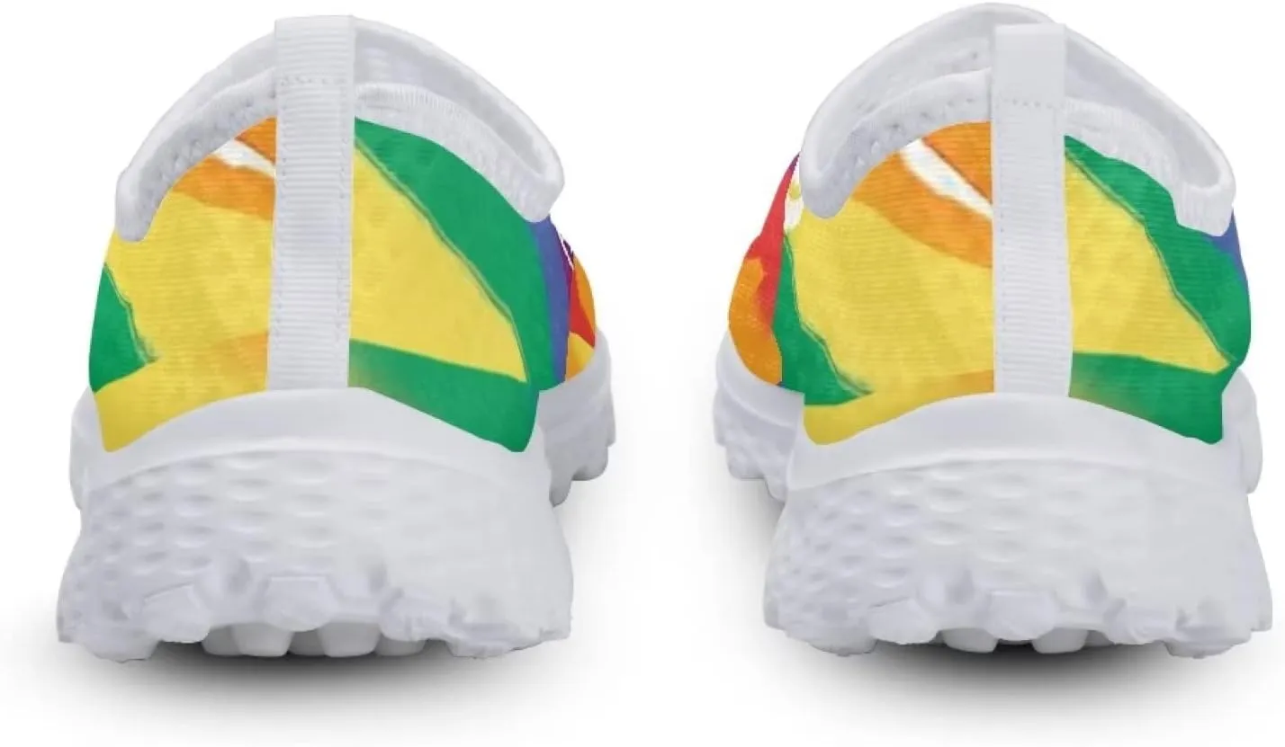 Jeiento LGBT Shoes Fashion Sneakers Running Comfortable Sports Walking Tennis Shoes Gifts for Girls Women