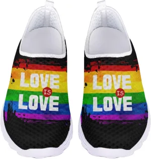 Jeiento LGBT Shoes Fashion Sneakers Running Comfortable Sports Walking Tennis Shoes Gifts for Girls Women