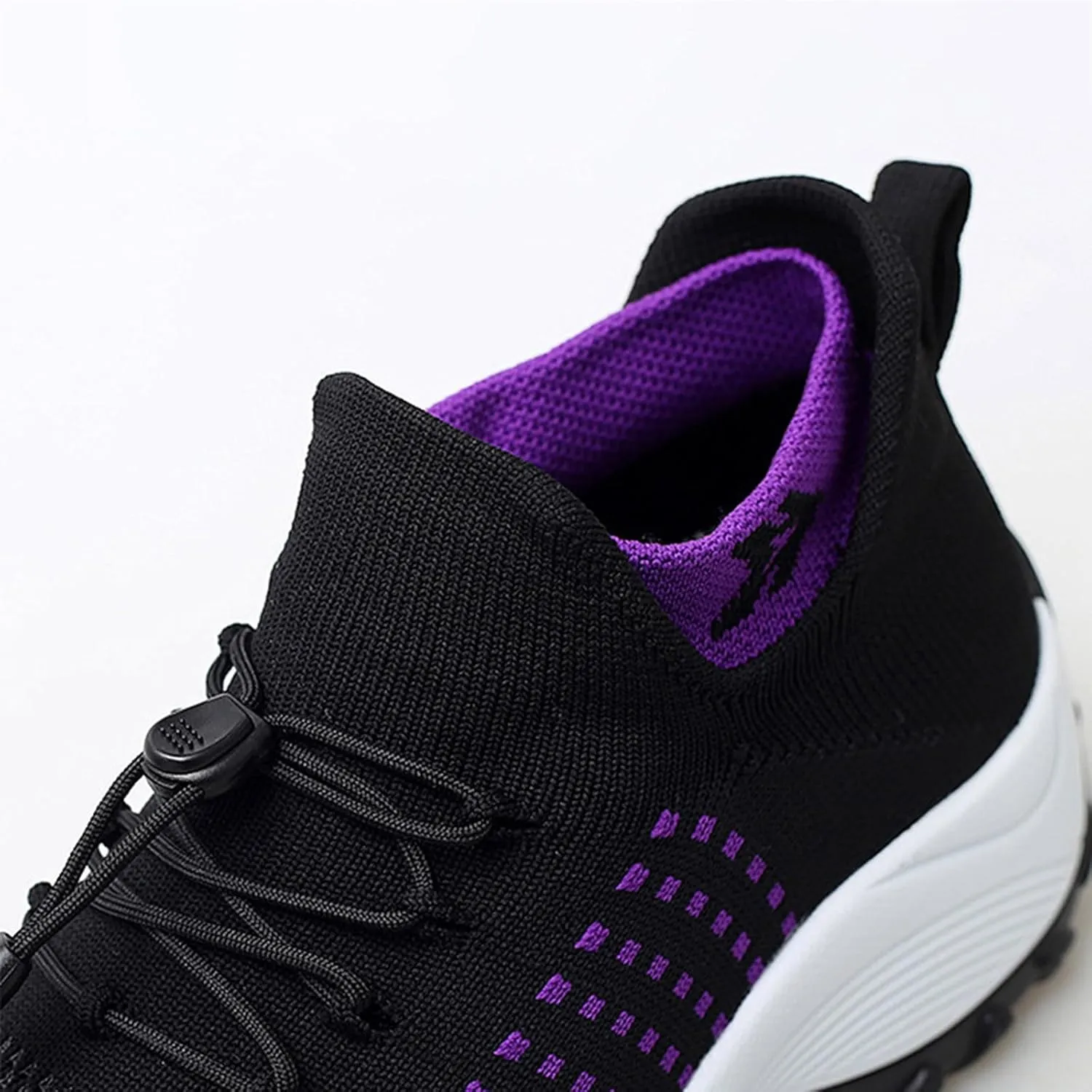 Orthopedic Shoes for Women Sneakers Breathable Walking Shoes Slip on Trainers Lightweight Casual Athletic Thick Bottom