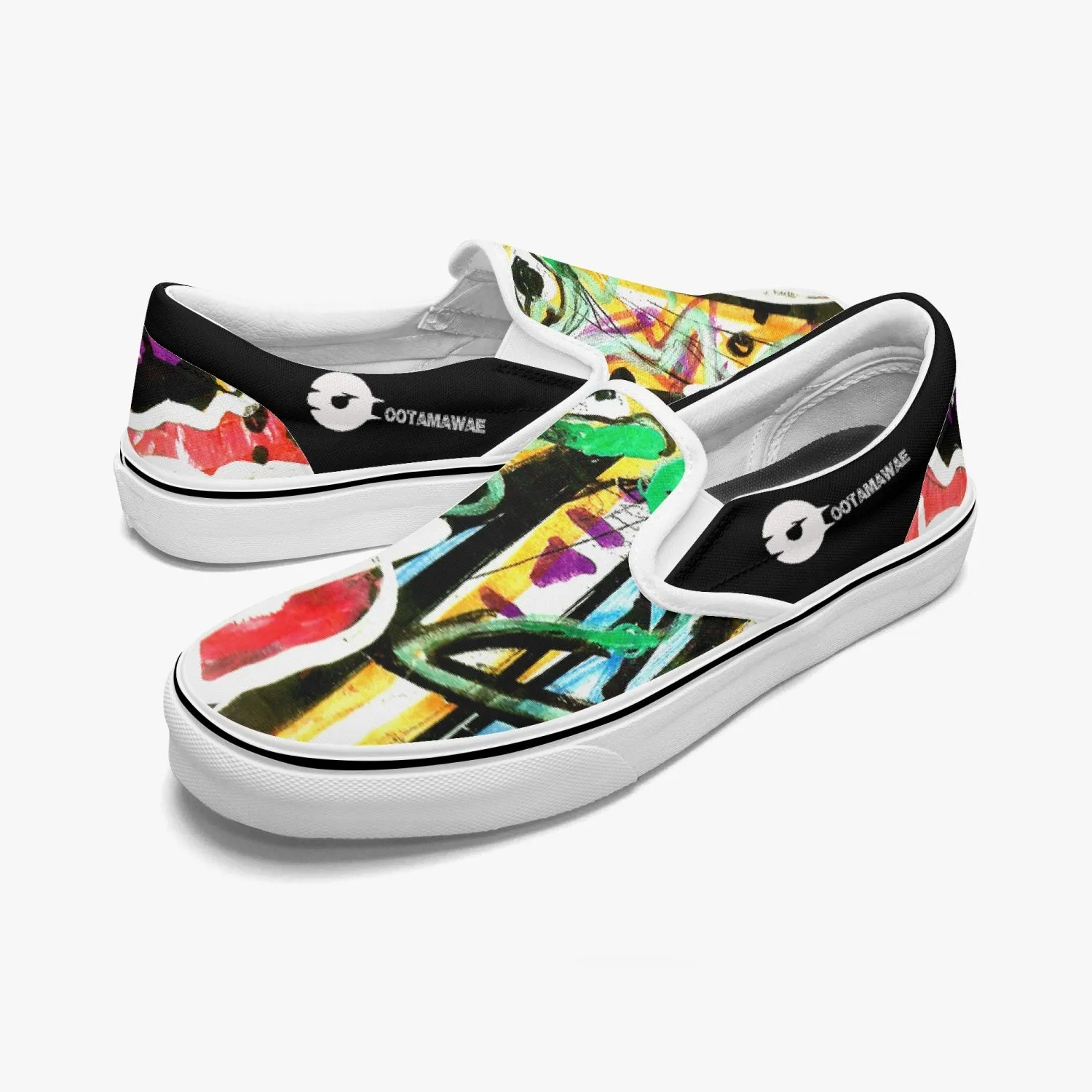 Slip-On Shoes Art in black