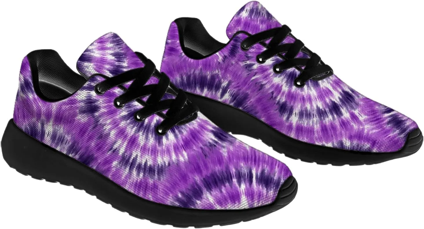 Tie Dye Shoes for Men Women Tennis Shoes Comfortable Walking Sneakers Gifts for Him Her